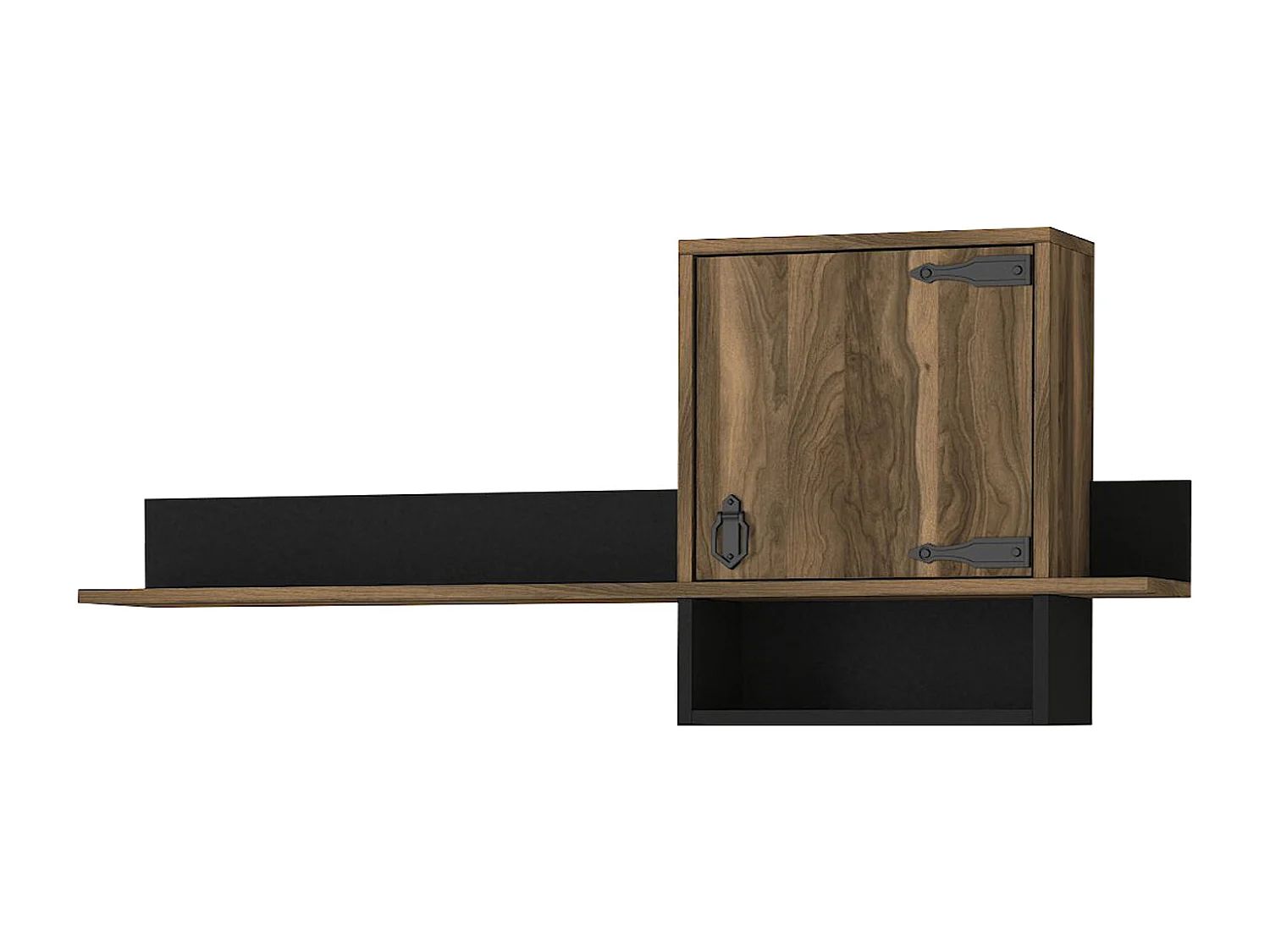 Wandregal Anthes Walnuß