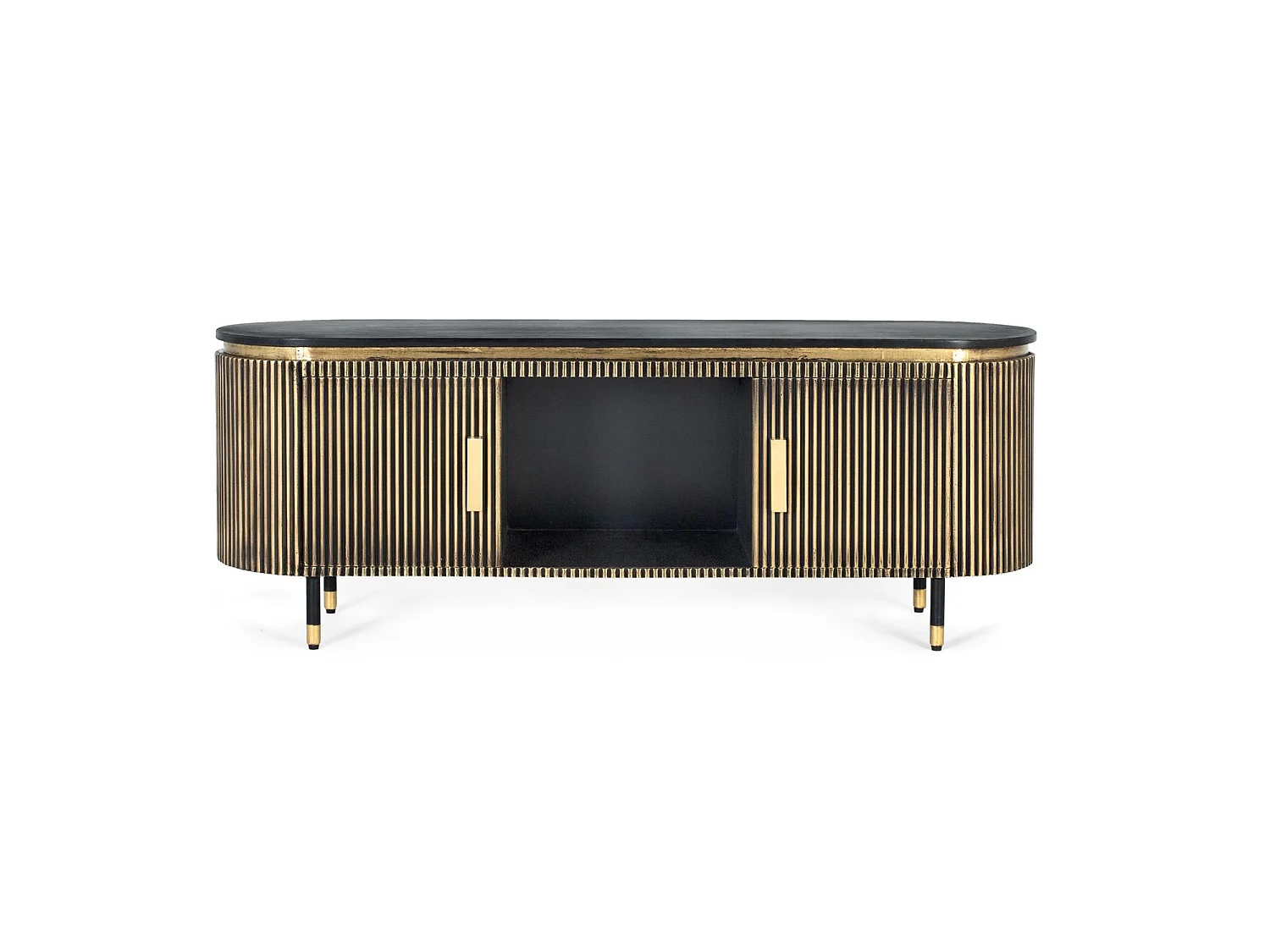 TV-meubel in manguier en brons 150cm