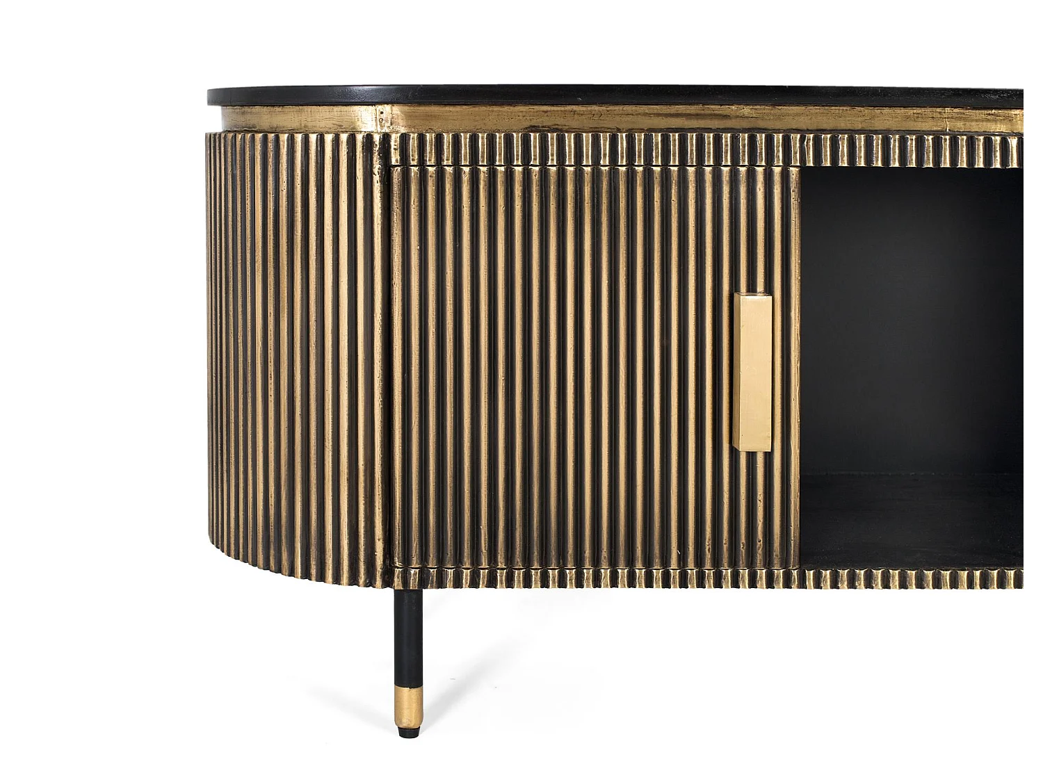 TV-meubel in manguier en brons 150cm