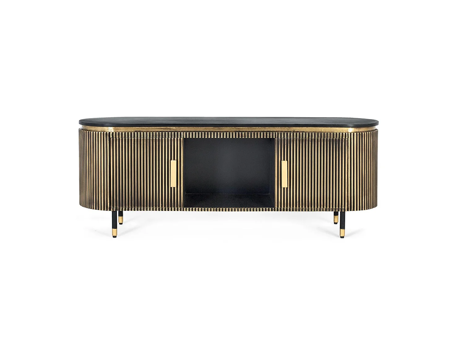 TV-meubel in manguier en brons 150cm