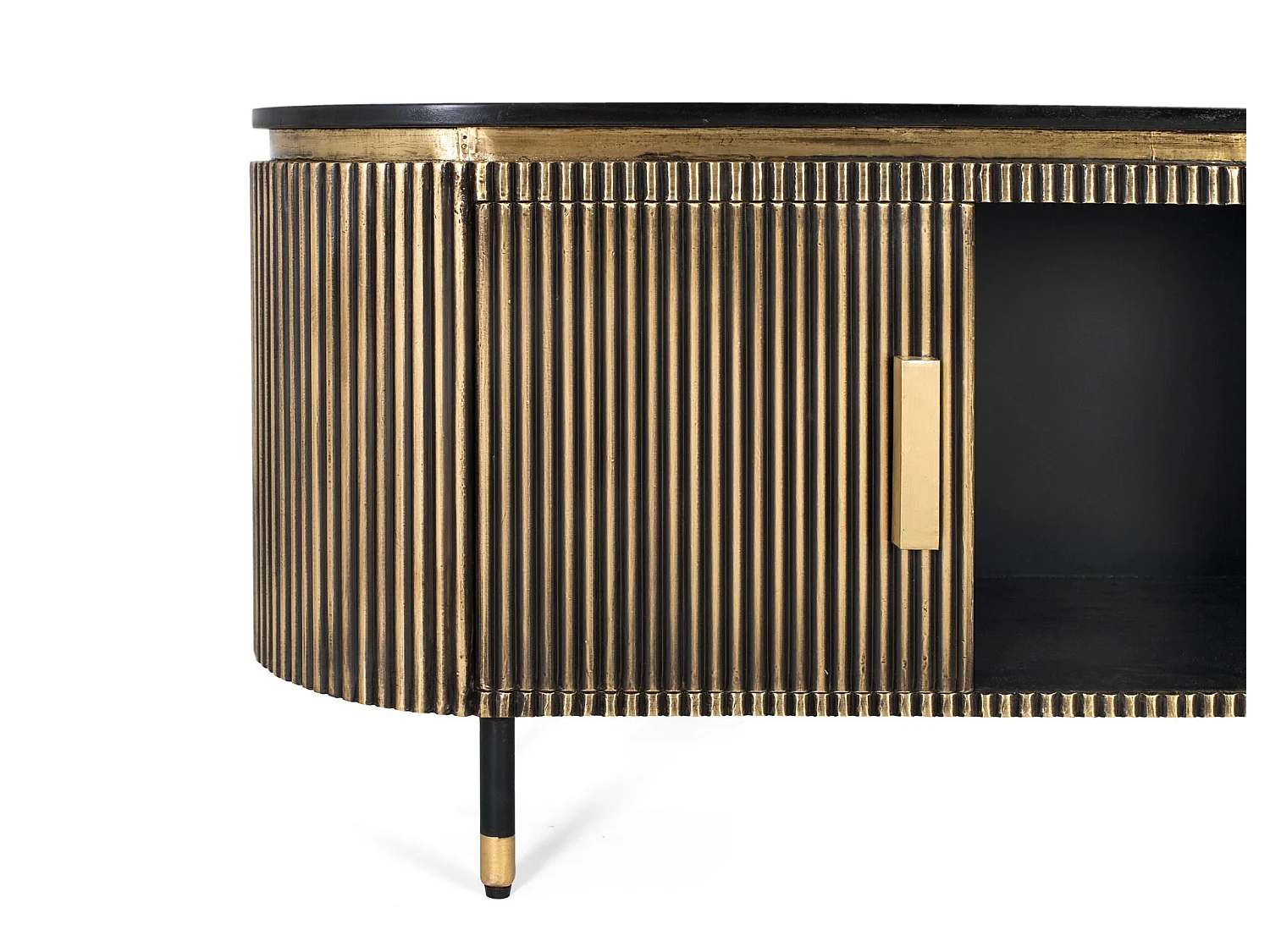 TV-meubel in manguier en brons 150cm