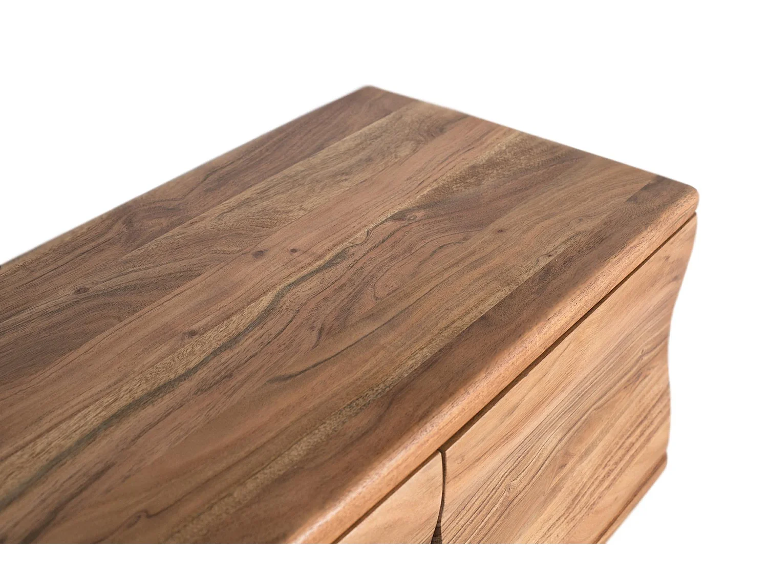 Szafka RTV nablatowa z drewna akacjowego 170cm