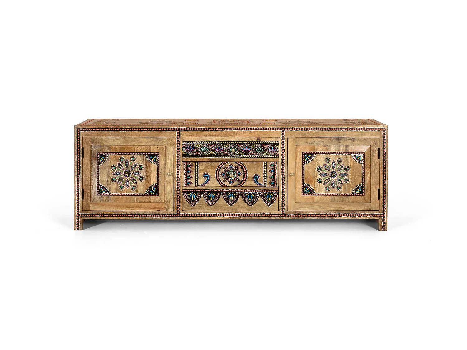 Håndlavet TV-bord i mangotræ, 150 cm