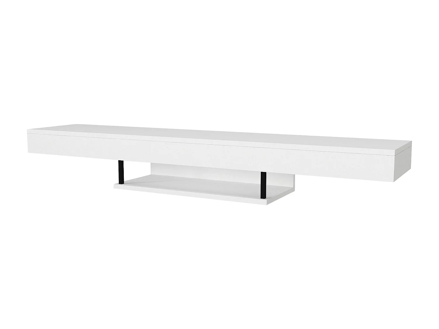 TV Lowboard Hängend Alberes Weiß