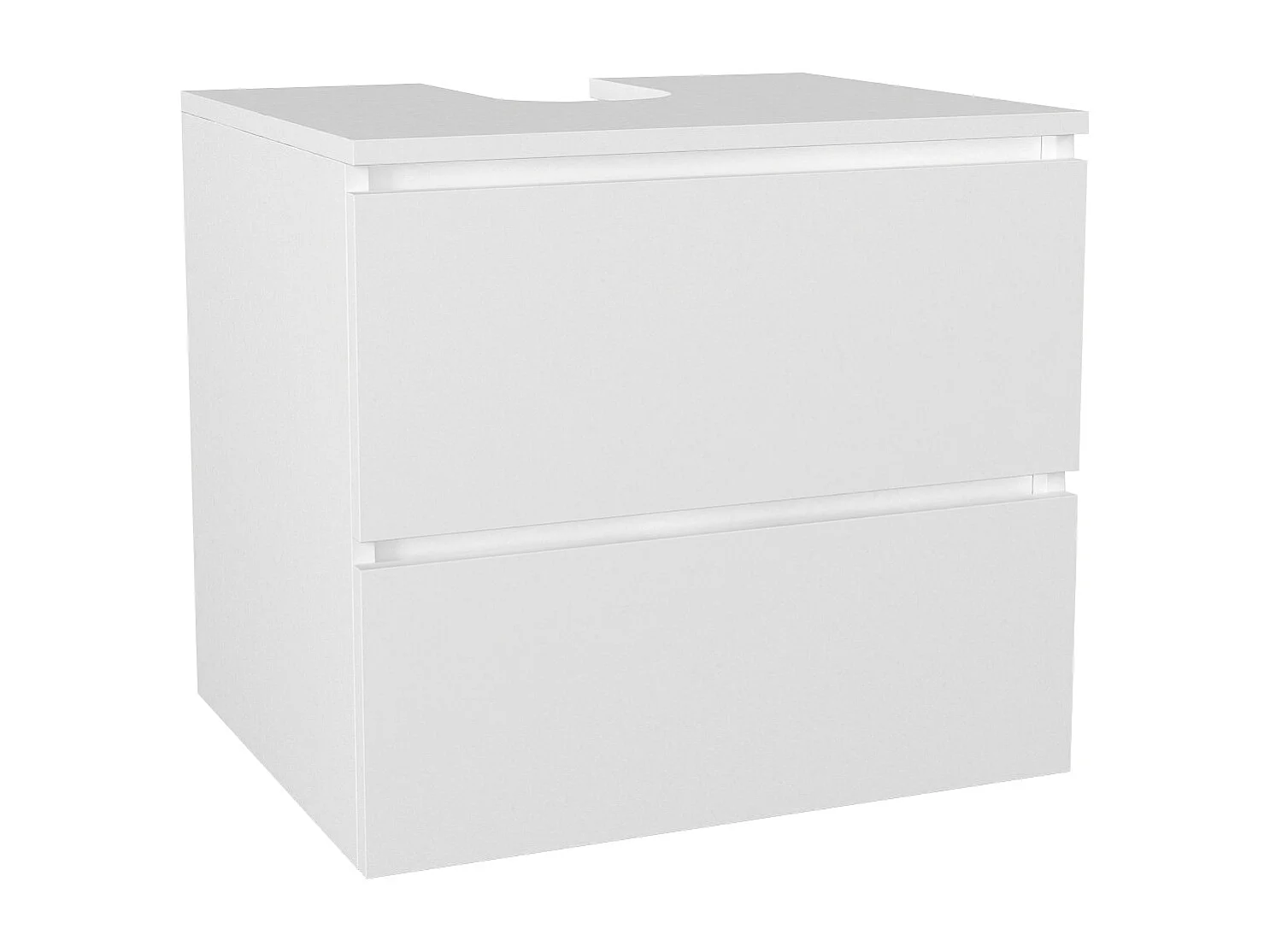 Waschbeckenunterschrank Hängend Carmita Weiß