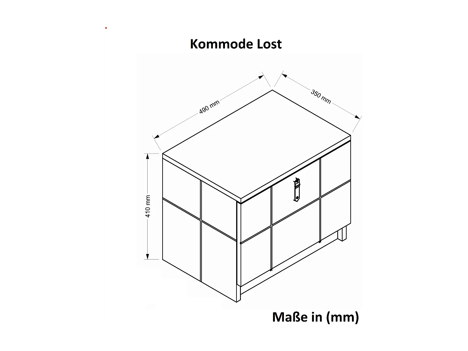 Kommode Lost Walnuss