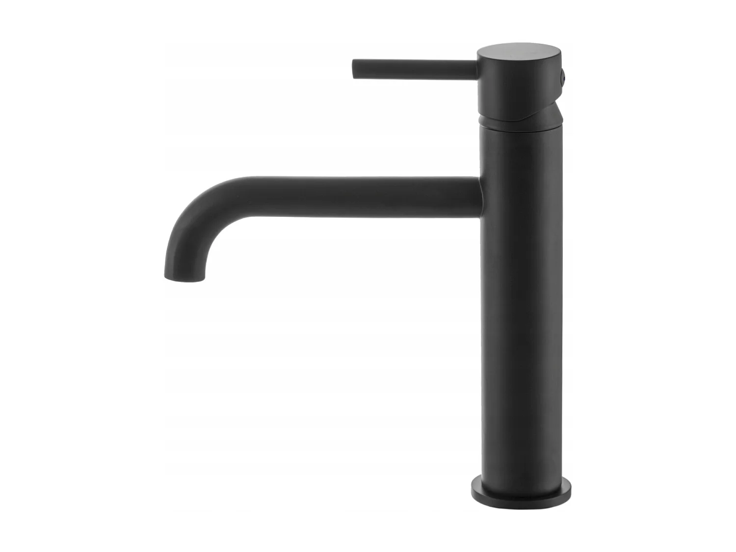 LAVABO MITIGEUR SUR PIED MITIGEUR BAS CÉRAMIQUE NOIR KIVO