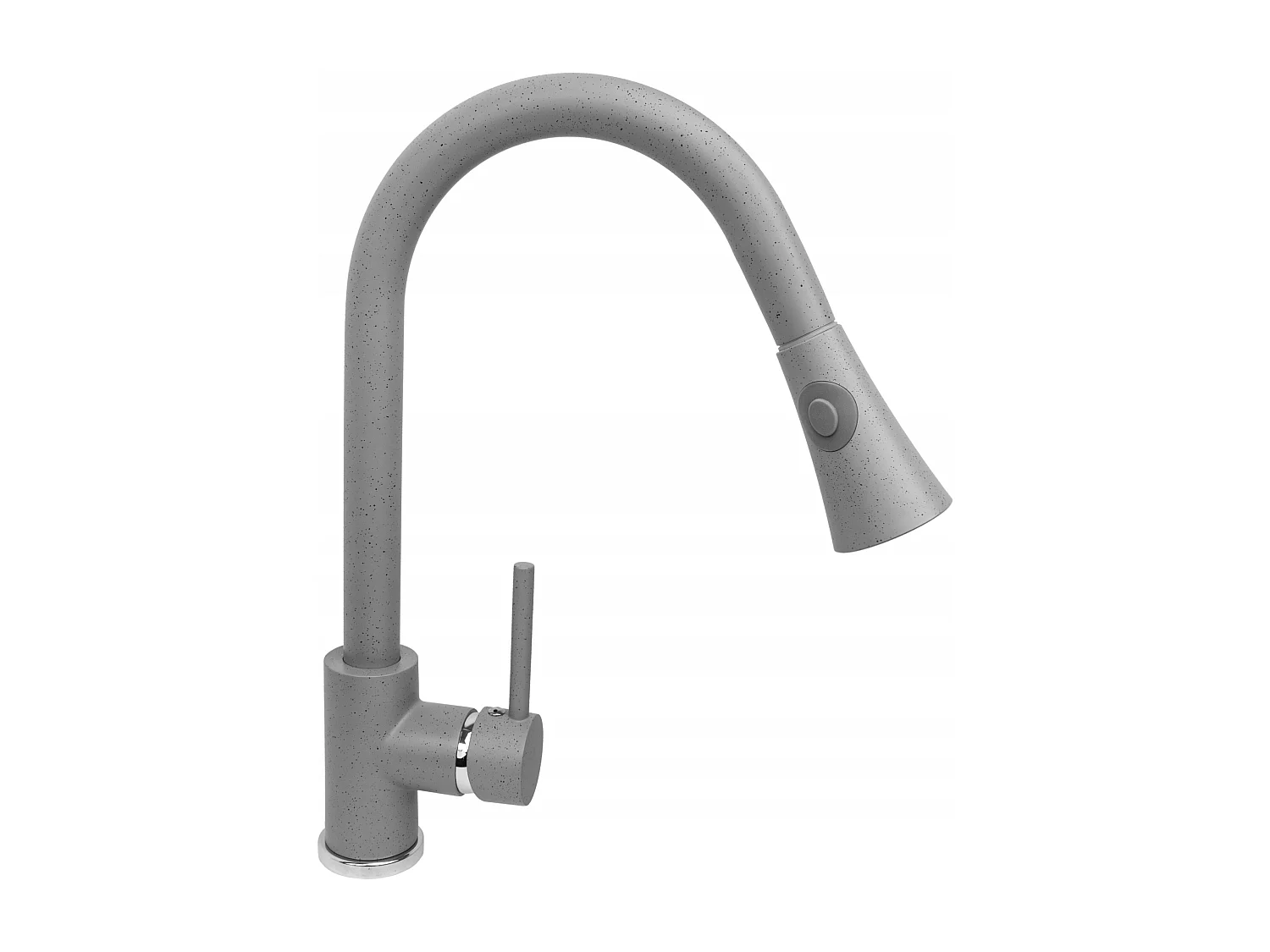 MÉLANGEUR DE CUISINE GRIS SERPENT AVEC DOUCHETTE EXTRACTIBLE