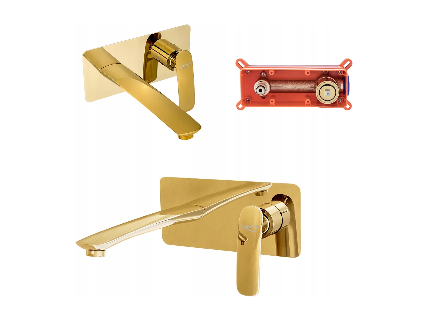 TONY GOLD LAVABO MITIGEUR CARRÉ