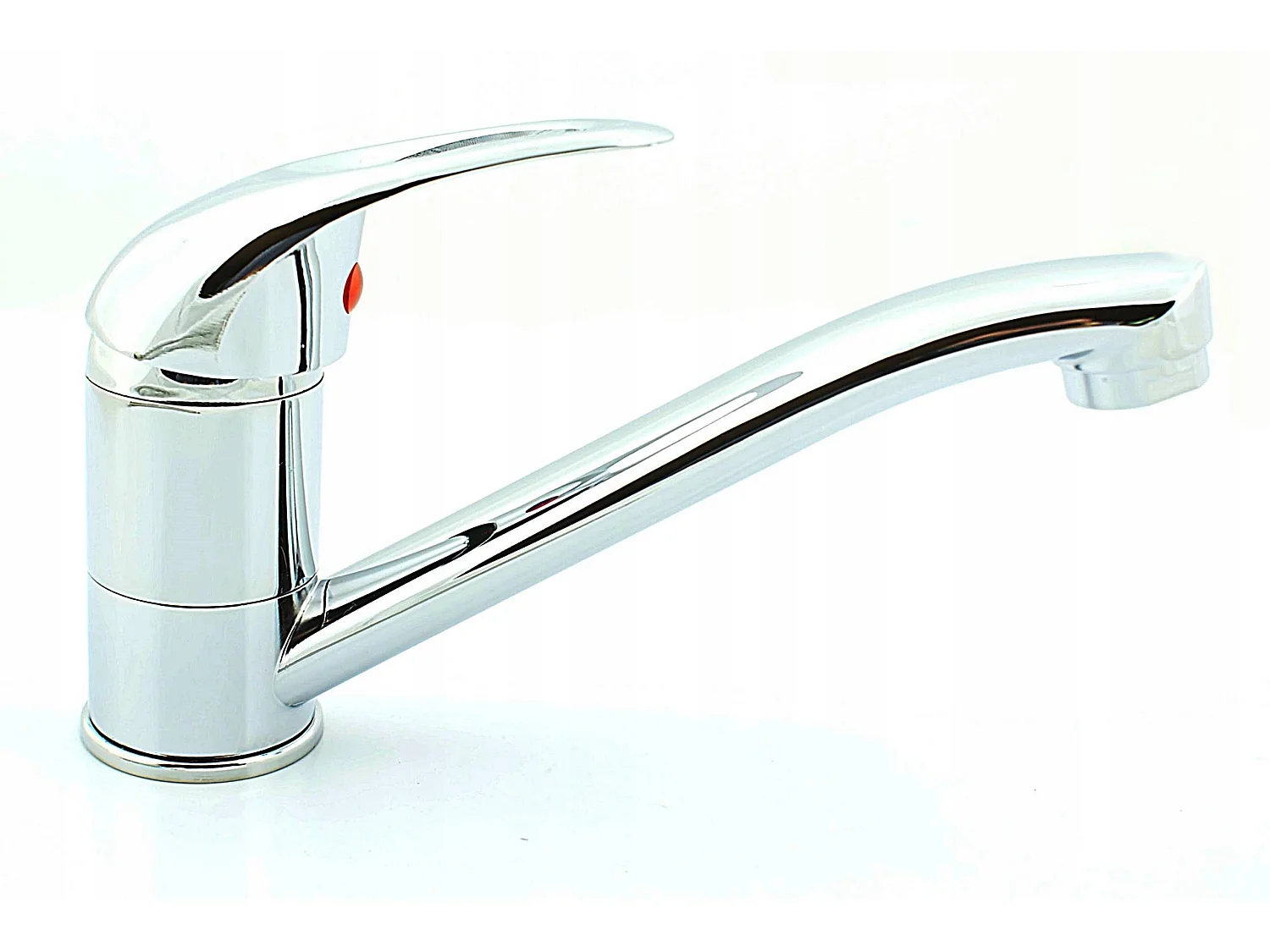 ROBINET D'ÉVIER DE CUISINE BEC DROIT CHROME ALFA