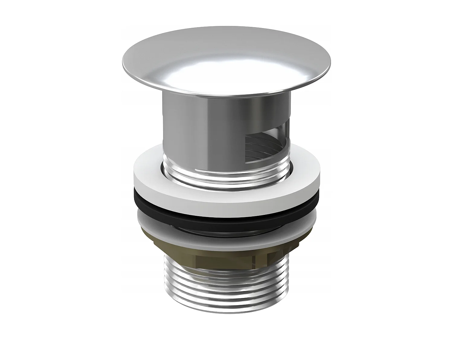 MITIGEUR LAVABO LOW ELVA CHROME +KLIK KLAK SQUARE ZP