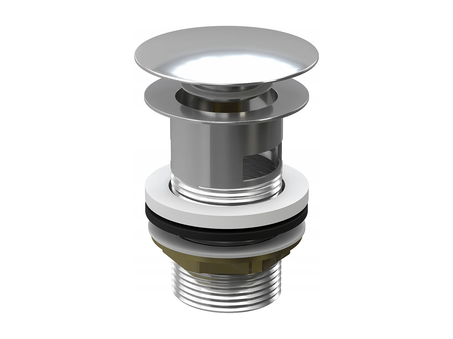 MITIGEUR LAVABO LOW ELVA CHROME +KLIK KLAK SQUARE ZP