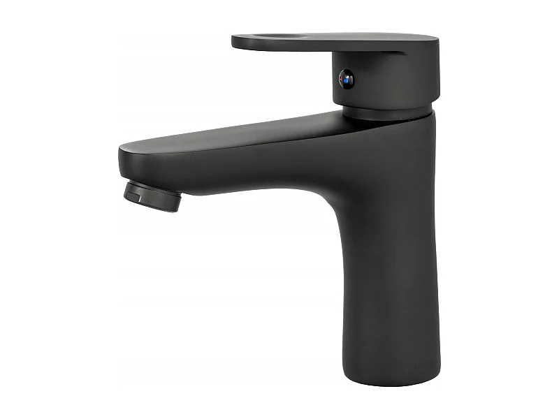 COBI BLACK BASIN MIXER SQUARE TAP