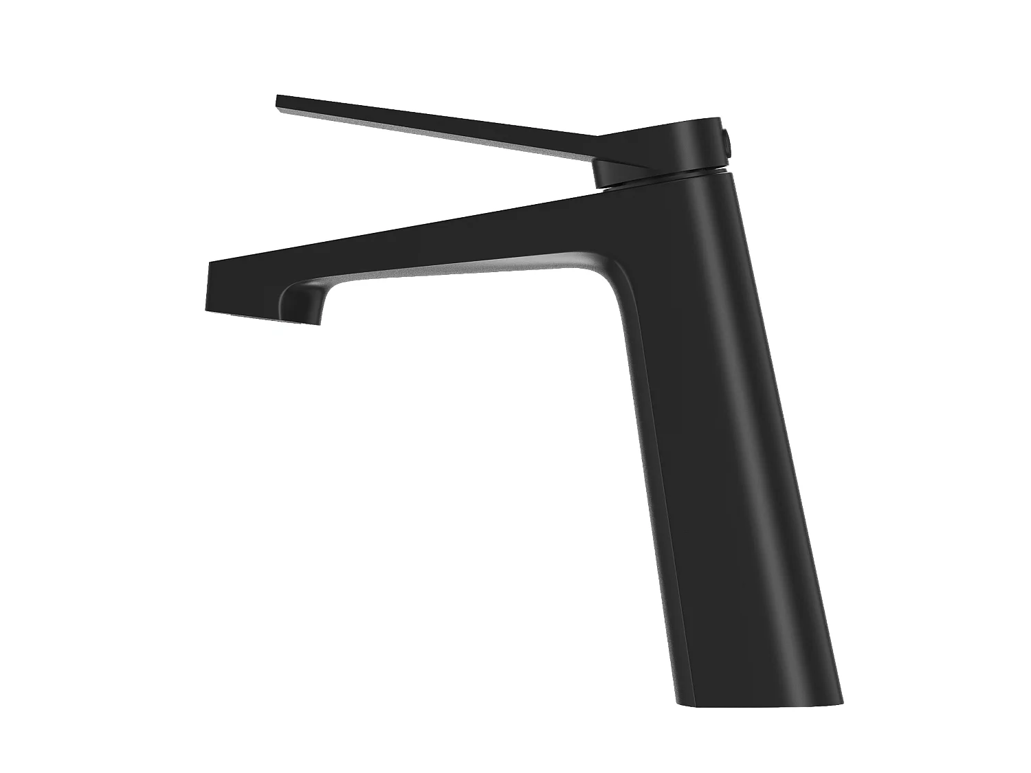 MITIGEUR DE LAVABO NOIR SALLE DE BAIN BASSE LAITON ROBINET MODERNE SELVA