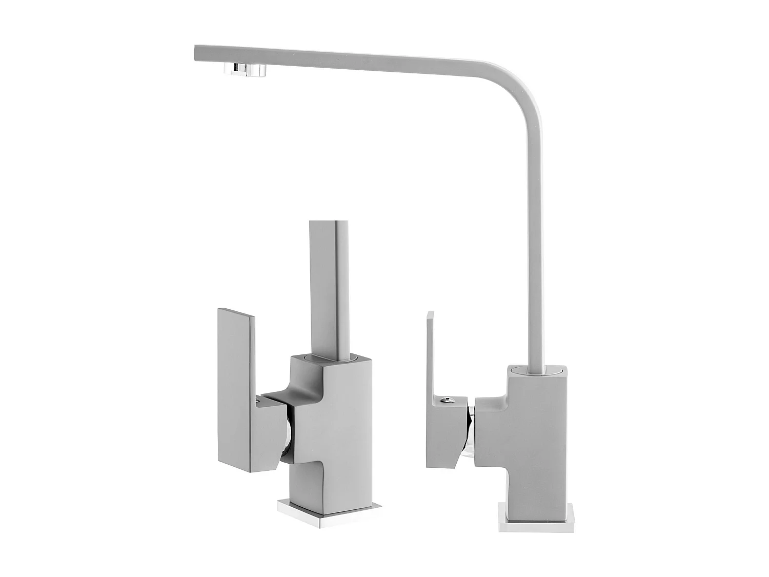 MITIGEUR DE CUISINE CARRÉ ROBINET PERRO GRIS