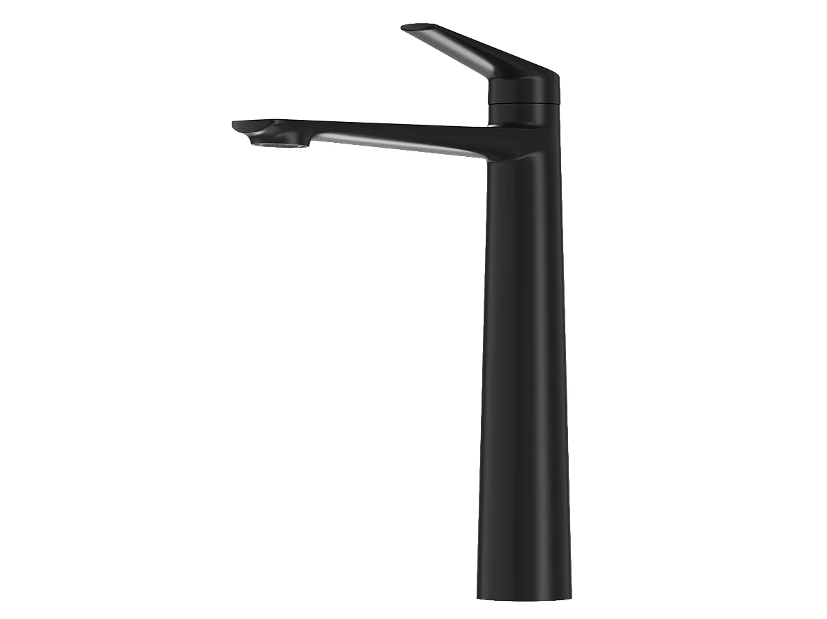 MITIGEUR LAVABO NOIR HAUTE SALLE DE BAIN LAITON ROBINET SUR PIED NAVE