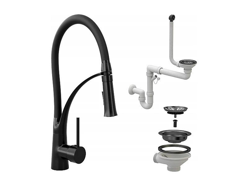 Mélangeur Cuisine NEXO Noir + Siphon 1 Compartiment