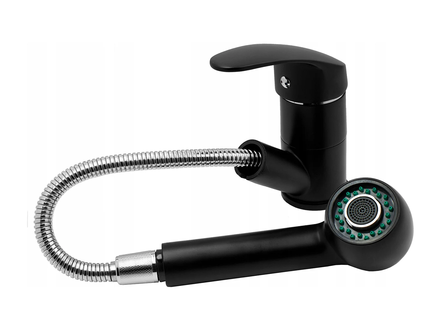 MIXEUR DE CUISINE MANUEL NOIR AVEC DOUCHETTE EXTRACTIBLE