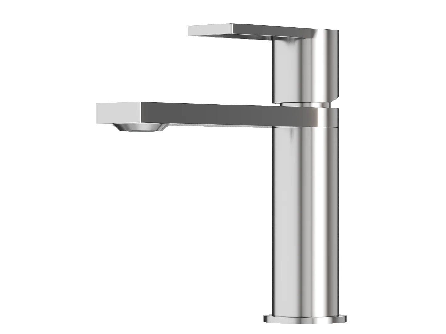 MITIGEUR DE LAVABO ARGENT LAITON BAS ROBINET CHROME ARMA