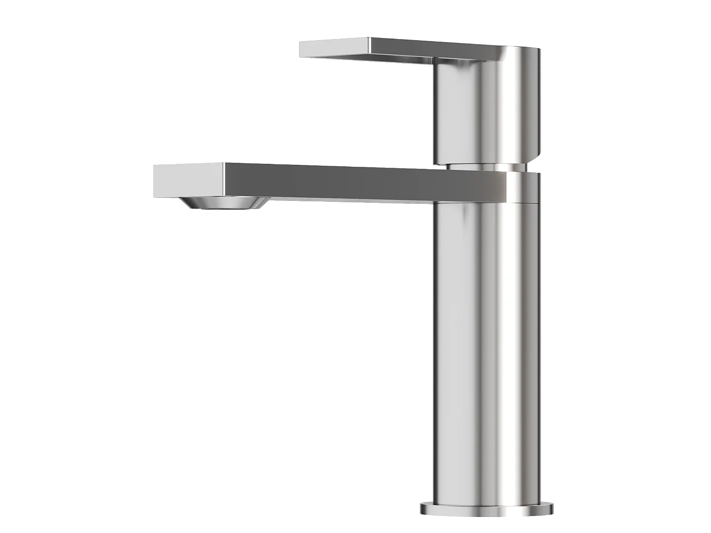 MITIGEUR DE LAVABO ARGENT LAITON BAS ROBINET CHROME ARMA