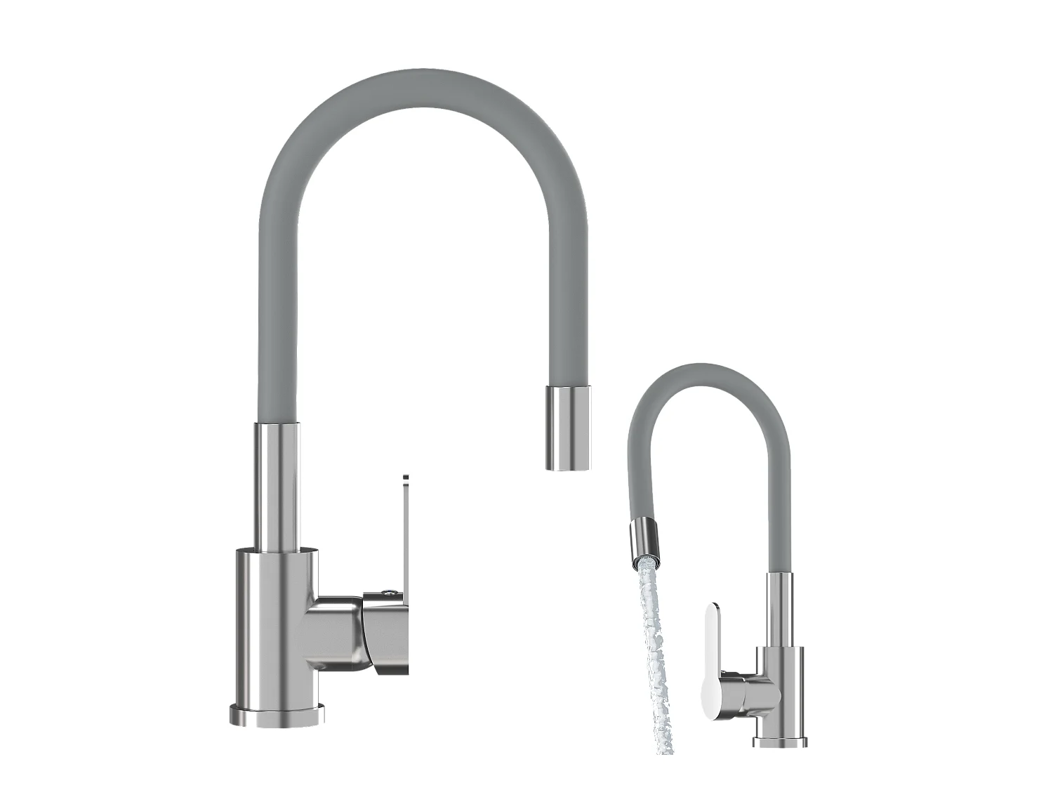 Melangeur de cuisine gris bec flexible grado 85111872