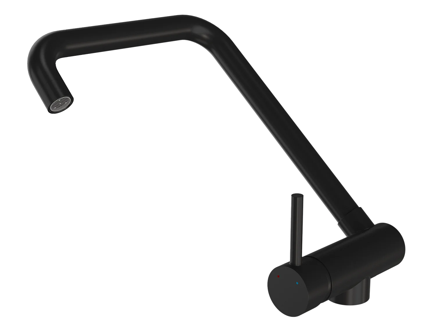 ÉVIER PLIANT NOIR SOUS FENÊTRE AVEC MITIGEUR DE CUISINE