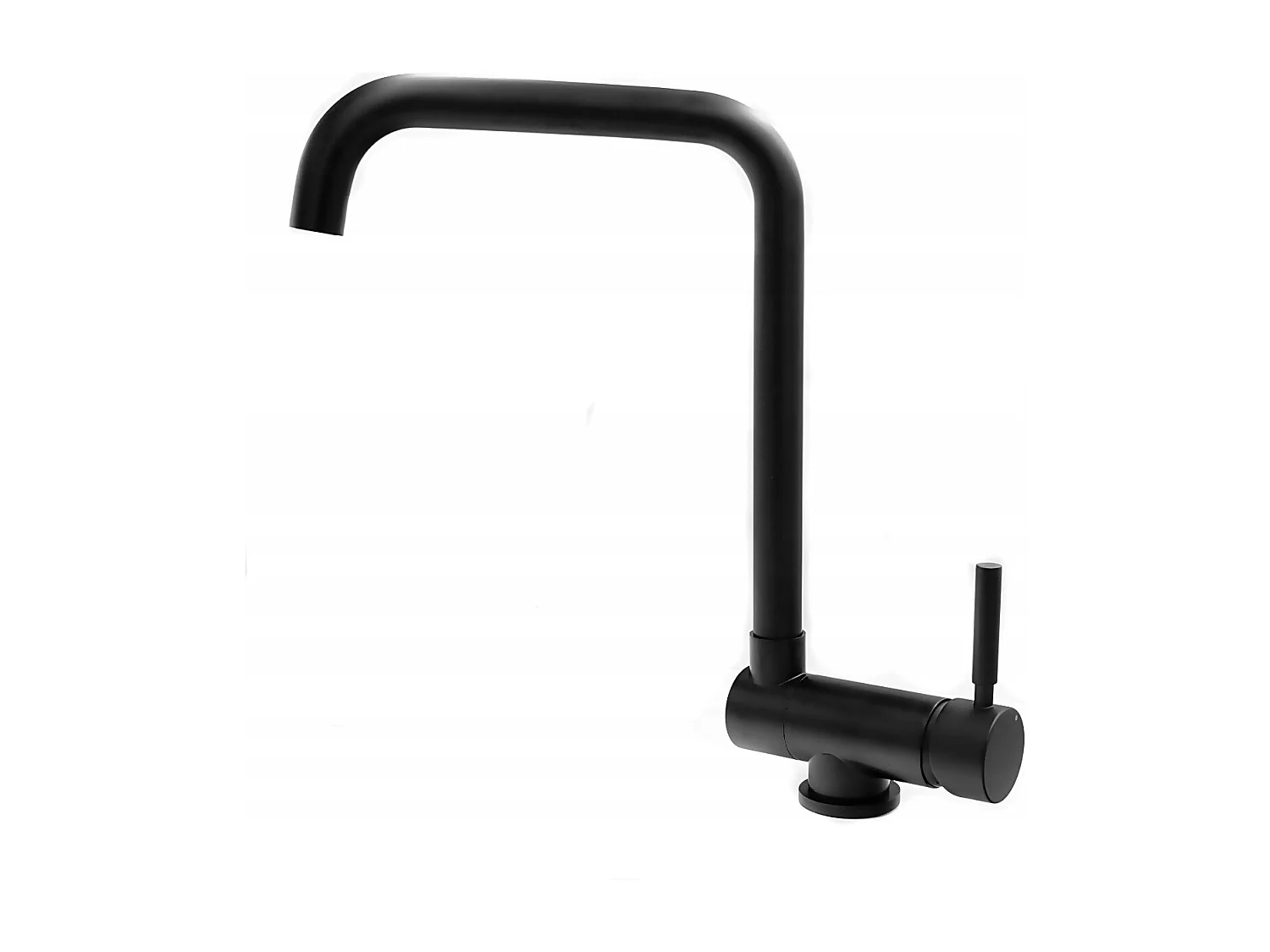 ÉVIER PLIANT NOIR SOUS FENÊTRE AVEC MITIGEUR DE CUISINE