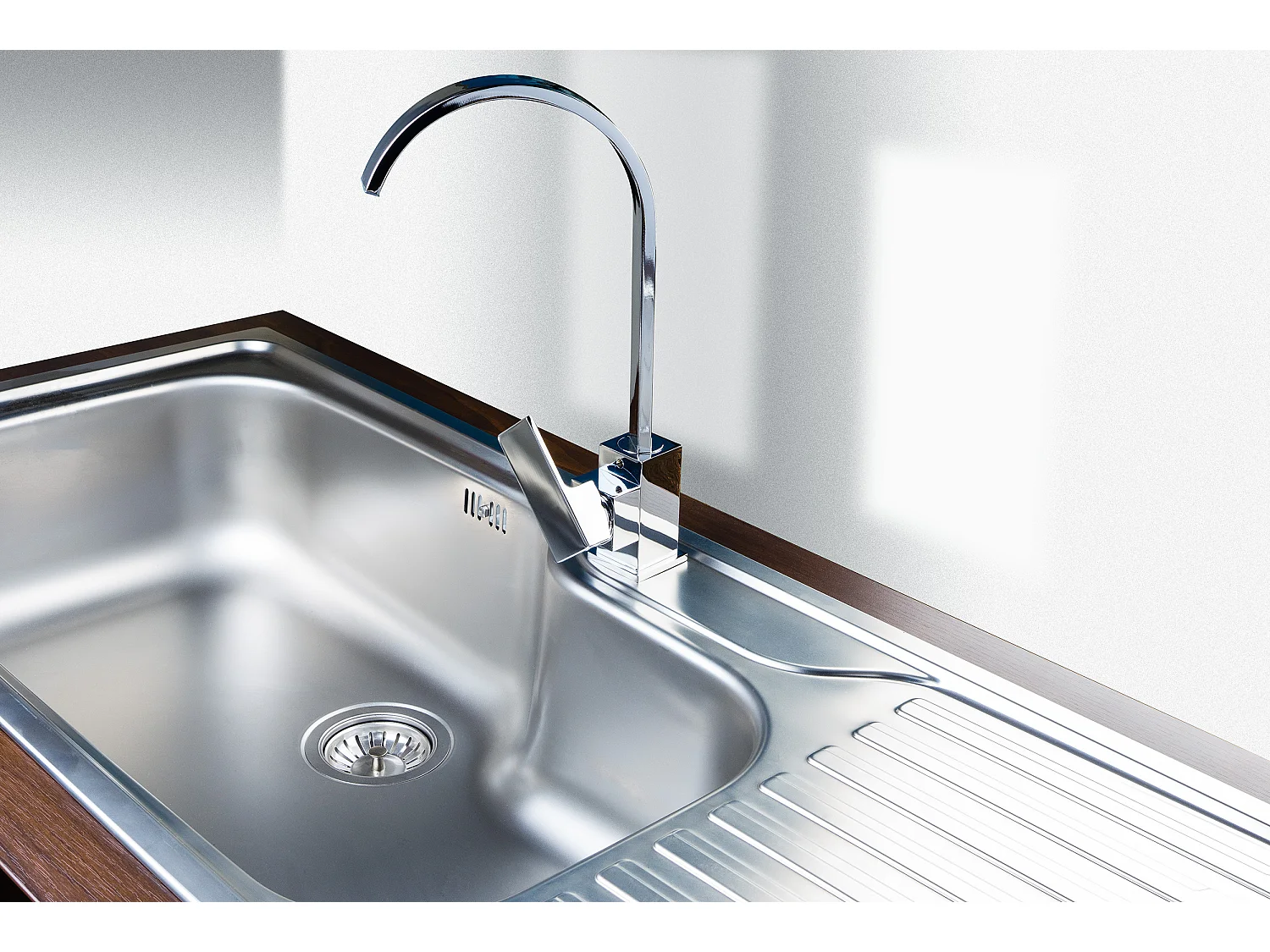 MÉLANGEUR DE CUISINE BEC CHROMÉ CONCERTO PYRAMIS