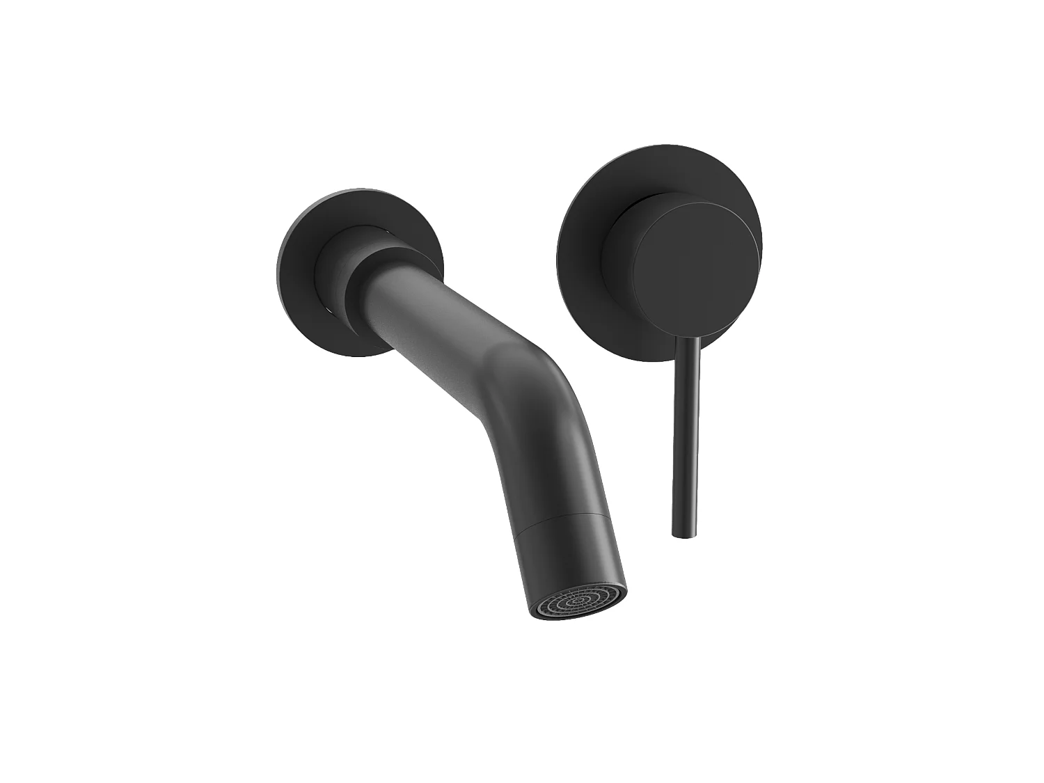 MITIGEUR DE LAVABO POUR INSTALLATION ENCASTRÉE ROBINET EN LAITON KIVO NOIR