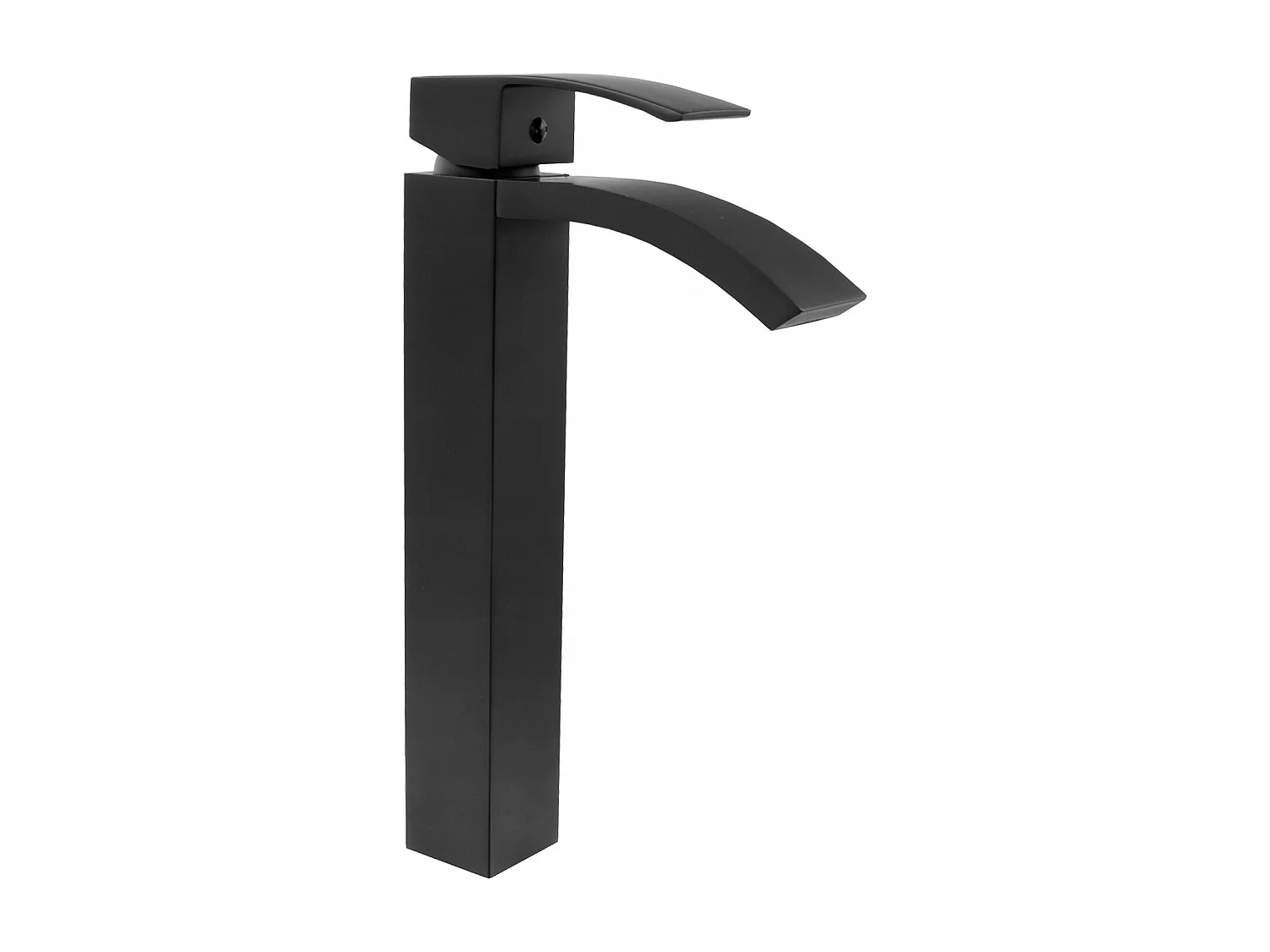CASCADE BLACK WASH BASIN MIXER TAP HIGH