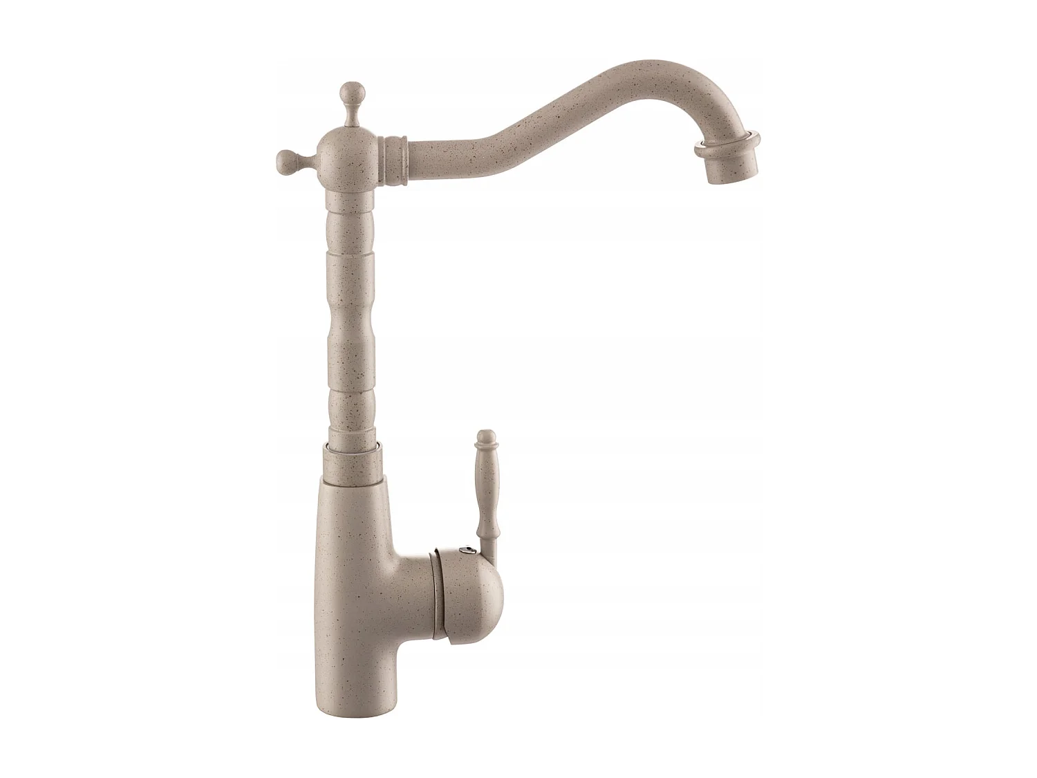 RETRO Robinet de cuisine beige évier en granit KRAN