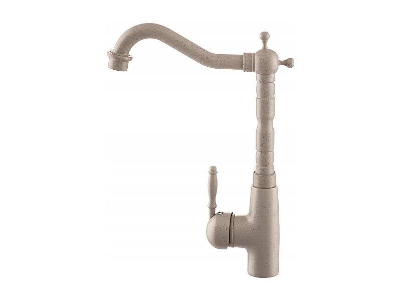 RETRO Robinet de cuisine beige évier en granit KRAN