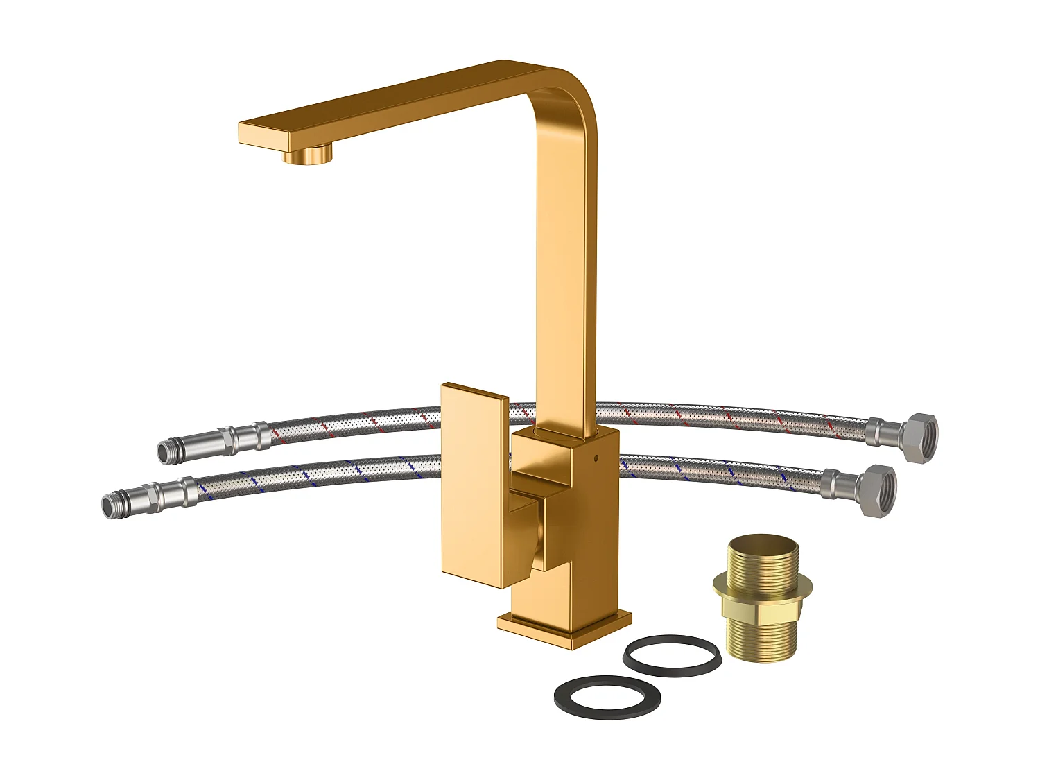NOOK GOLD KITCHEN FAUCET SINK CARO