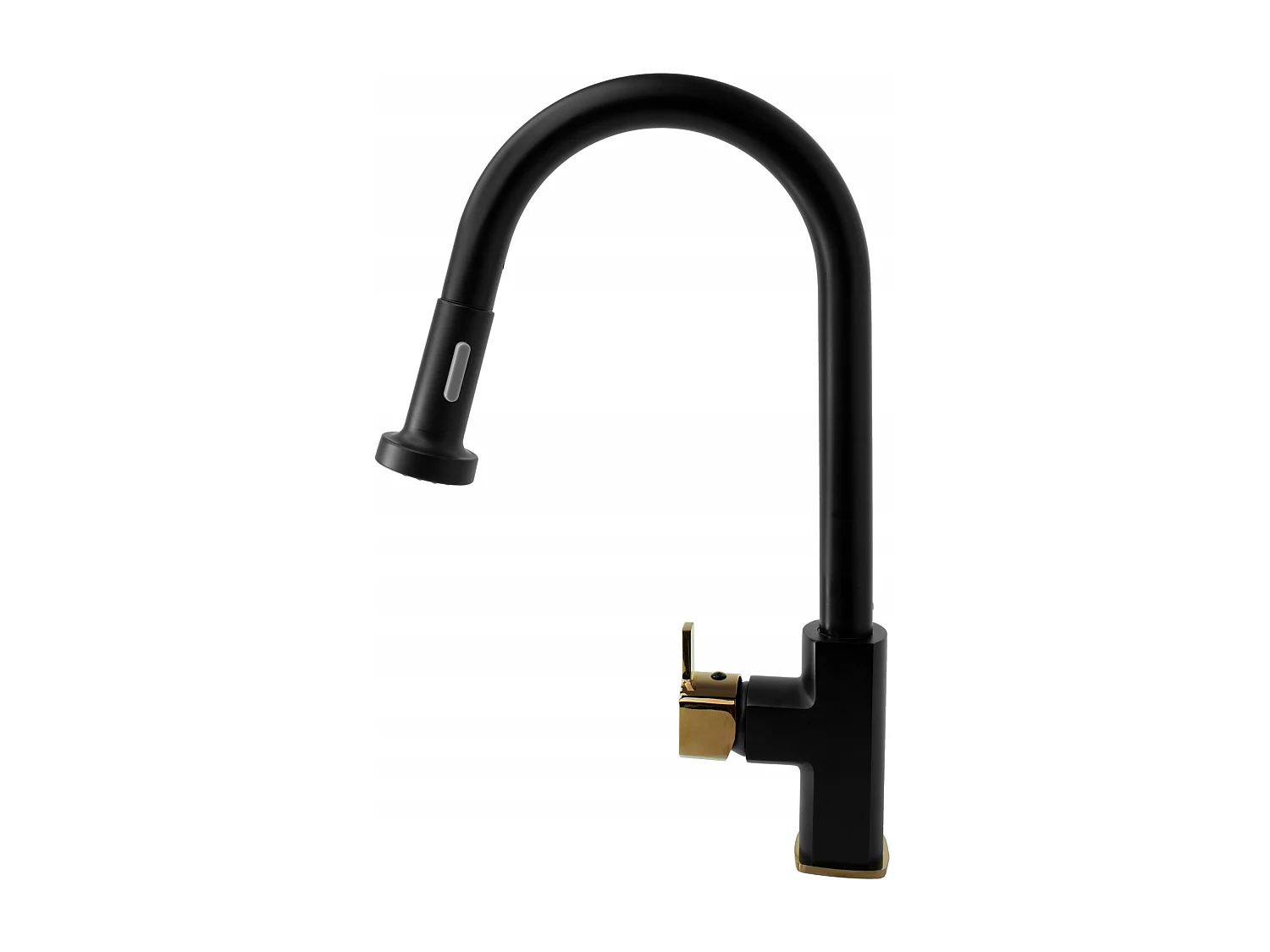 VENICE NOIR/OR MÉLANGEUR DE CUISINE AVEC DOUCHETTE EXTRACTIBLE