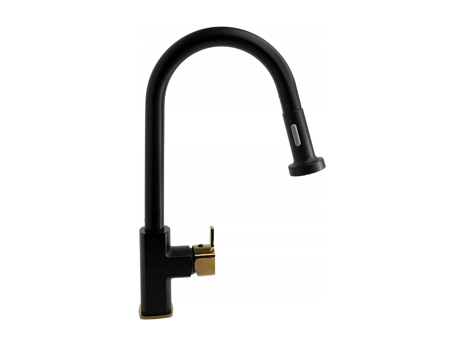 VENICE NOIR/OR MÉLANGEUR DE CUISINE AVEC DOUCHETTE EXTRACTIBLE