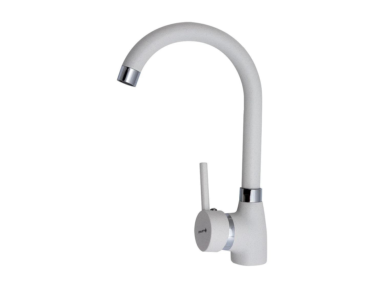 ROBINET DE CUISINE BEC MOLLETONNÉ BLANC BELLO PYRAMIS