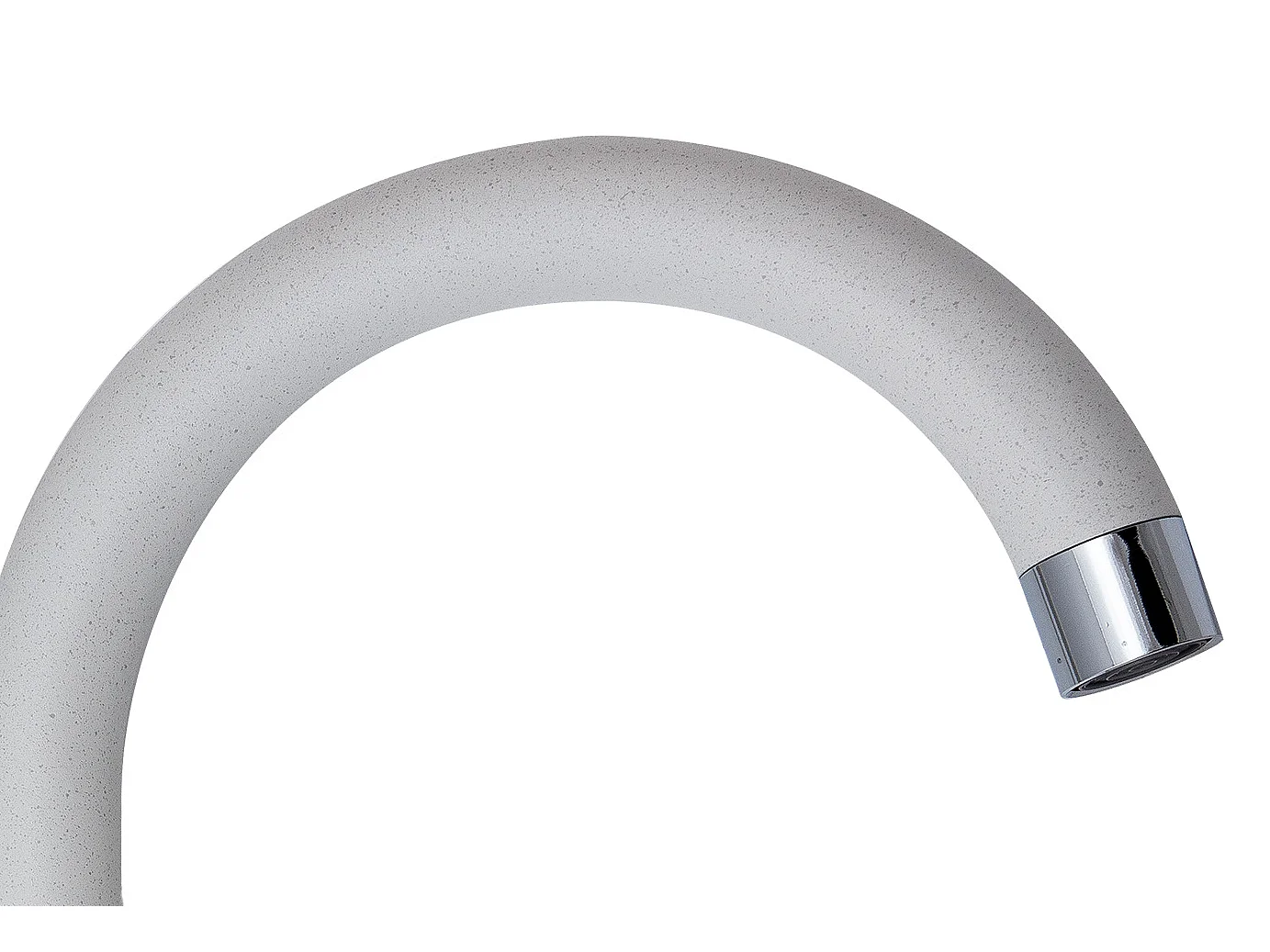 ROBINET DE CUISINE BEC MOLLETONNÉ BLANC BELLO PYRAMIS