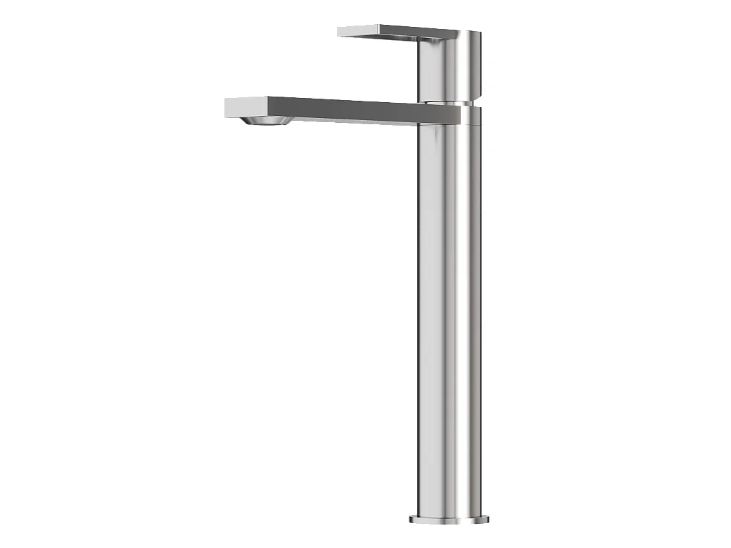 ROBINET DE LAVABO ARGENTÉ HAUTE SALLE DE BAIN LAITON ROBINET CHROMÉ ARMA