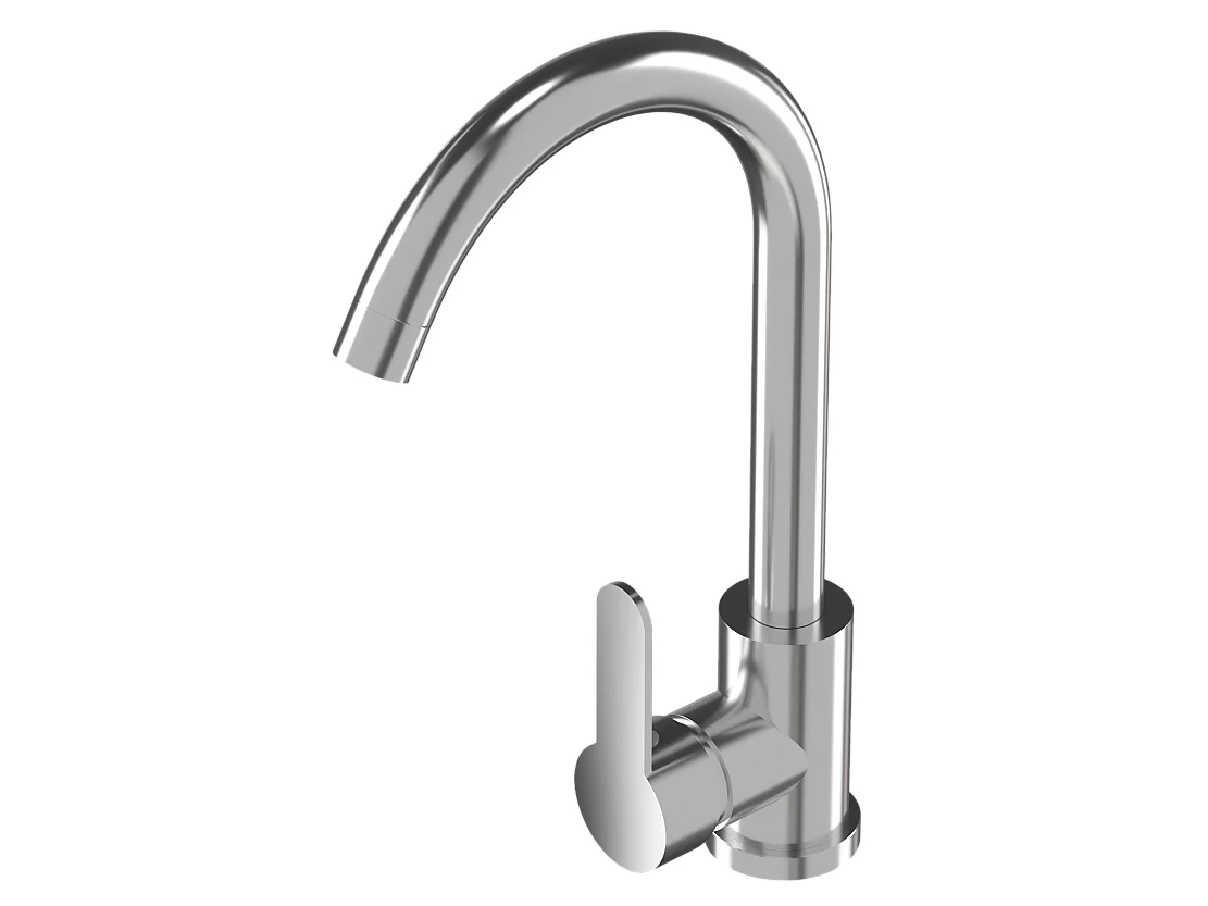 ROBINET DE CUISINE CHROMÉ POUR ÉVIER ROBINET PRESTIGE