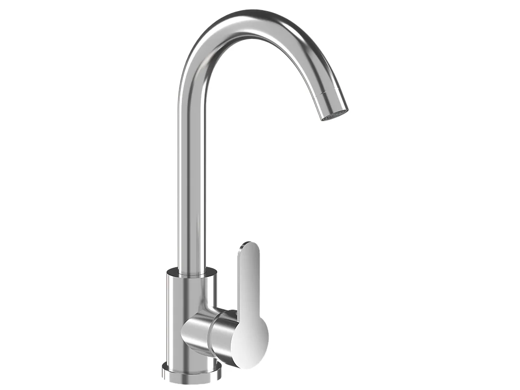 ROBINET DE CUISINE CHROMÉ POUR ÉVIER ROBINET PRESTIGE