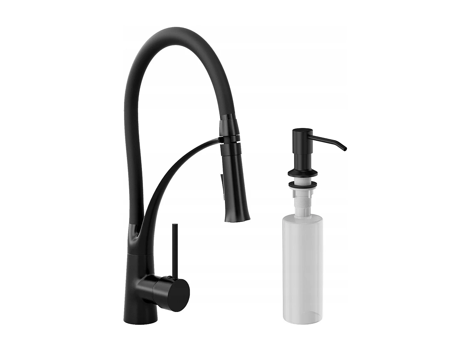 Mélangeur Cuisine Noir NEXO + Distributeur Inclus