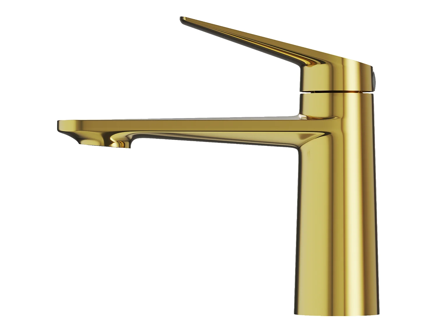 ROBINET DE LAVABO OR SALLE DE BAIN BAS ROBINET SUR PIED EN LAITON NAVE