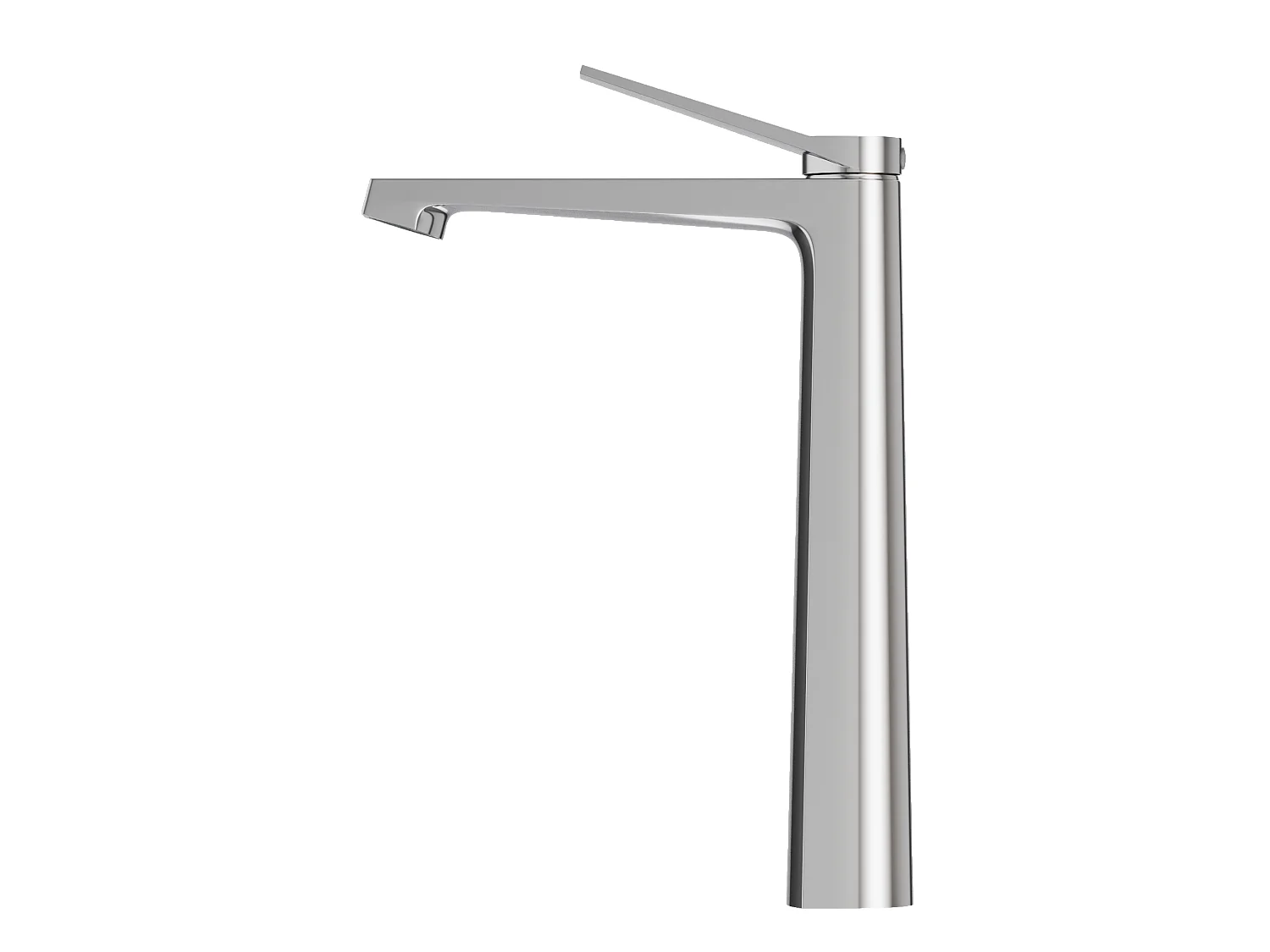 MITIGEUR DE LAVABO ARGENTÉ HAUTE SALLE DE BAIN LAITON CHROME ROBINET SELVA