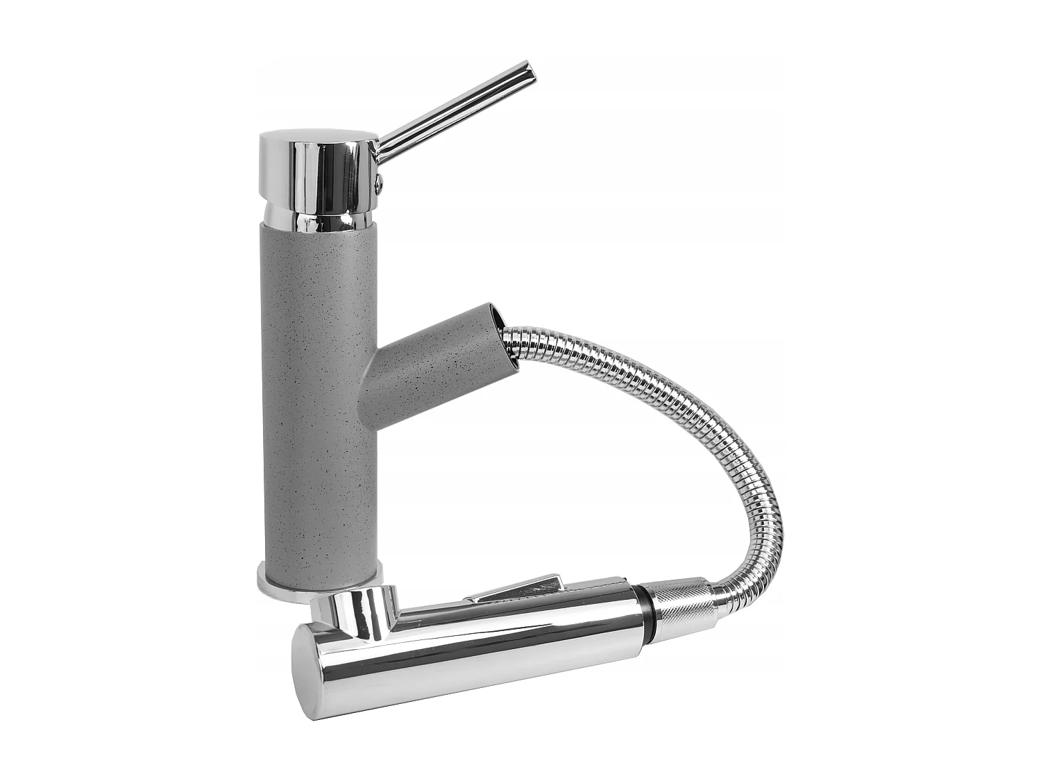 MÉLANGEUR DE CUISINE GRIS EXTRACTIBLE POUR ÉVIER CADO