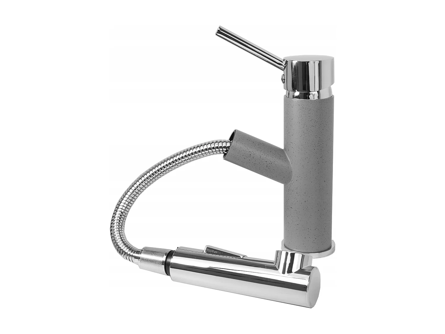 MÉLANGEUR DE CUISINE GRIS EXTRACTIBLE POUR ÉVIER CADO