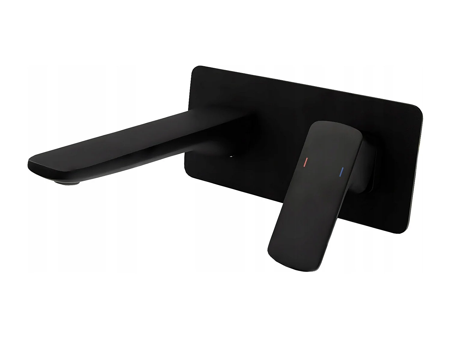 CUBIC BLACK WASHBASIN MIXER SQUARE