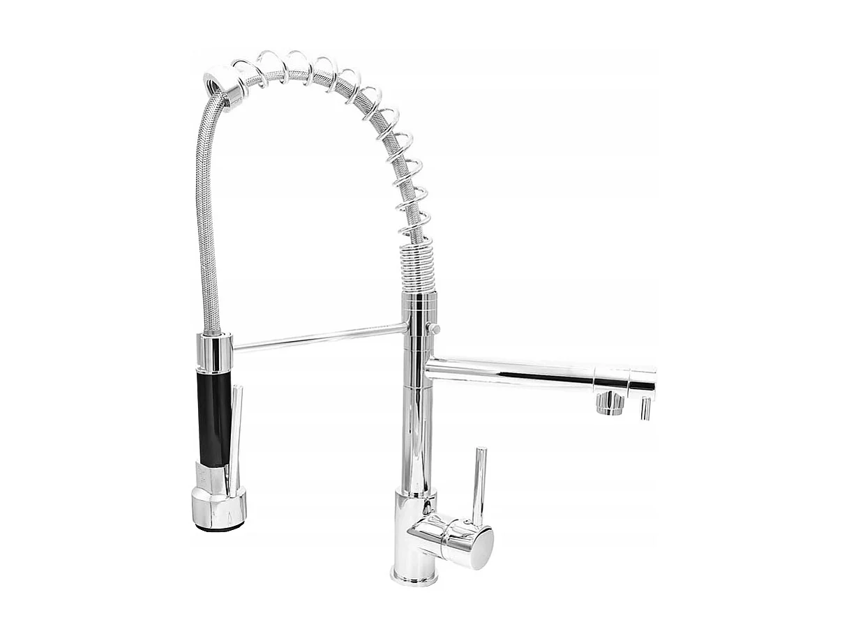 DUO CHROME MITIGEUR D'ÉVIER DE CUISINE