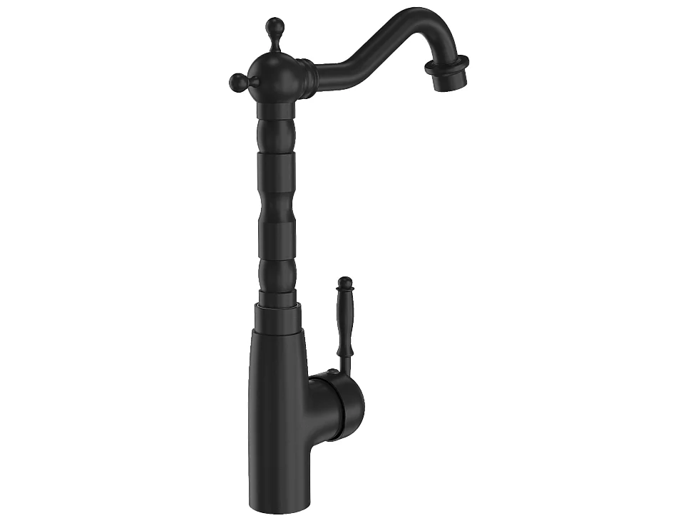 Cuisine battery retro noir evier en granit kran 85111867