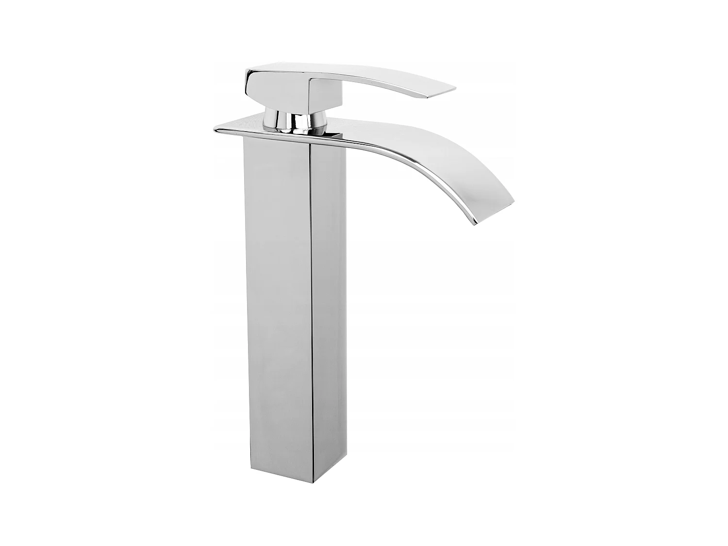 MITIGEUR DE LAVABO CASCADE HAUT ROBINET POUR SALLE DE BAIN CHROME ELVA