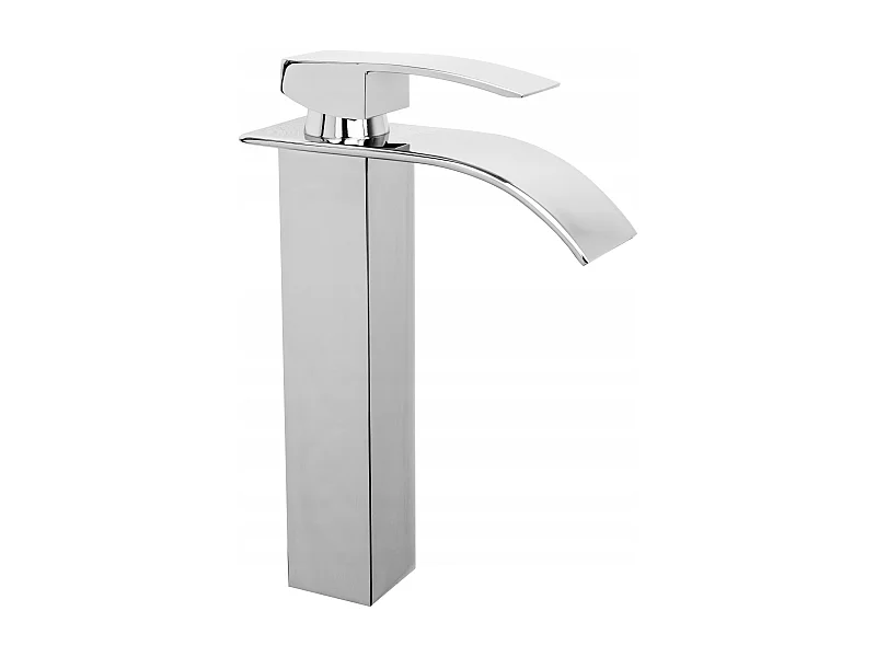 MITIGEUR DE LAVABO CASCADE HAUT ROBINET POUR SALLE DE BAIN CHROME ELVA